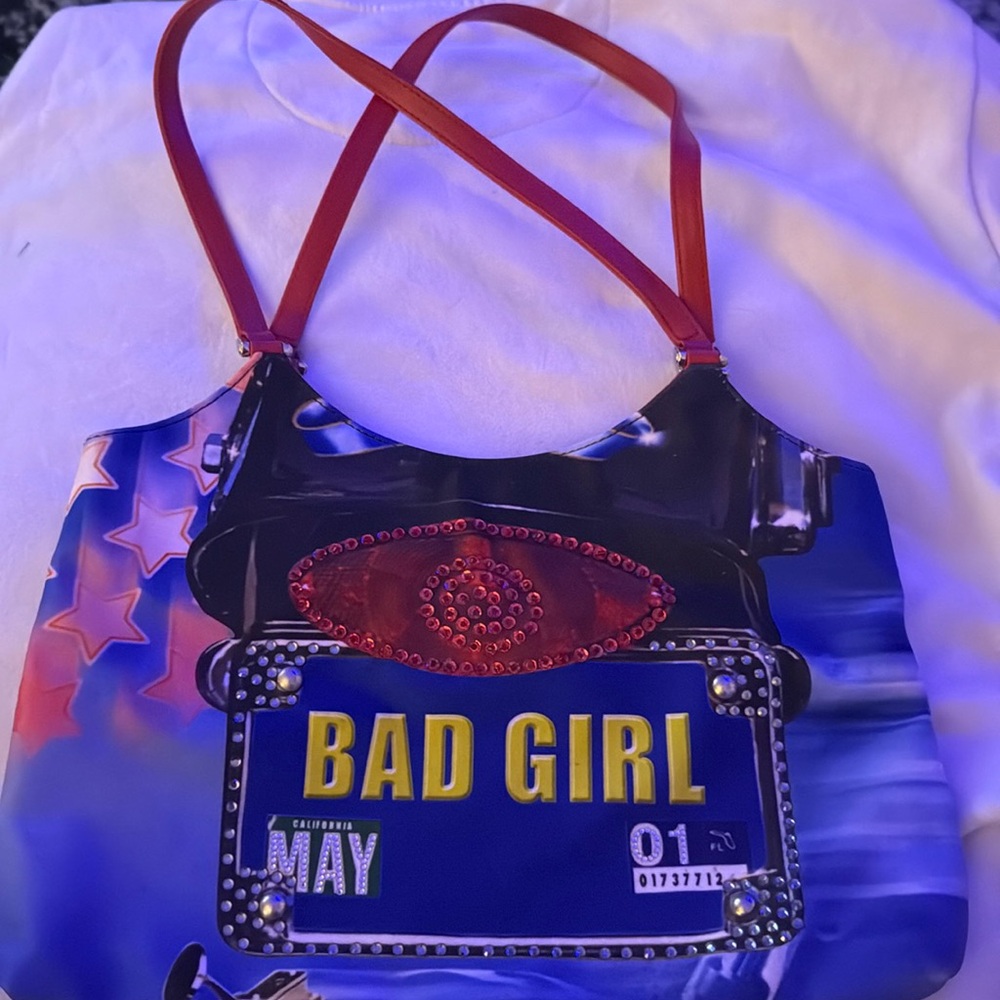 Rare Isabella Fiore Rhinestone “Bad Girl” bag